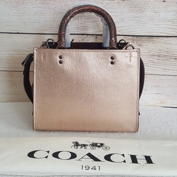 New Coach Rouge 25 exactly as pictured Metallic Beautiful - Picture 3 of 17